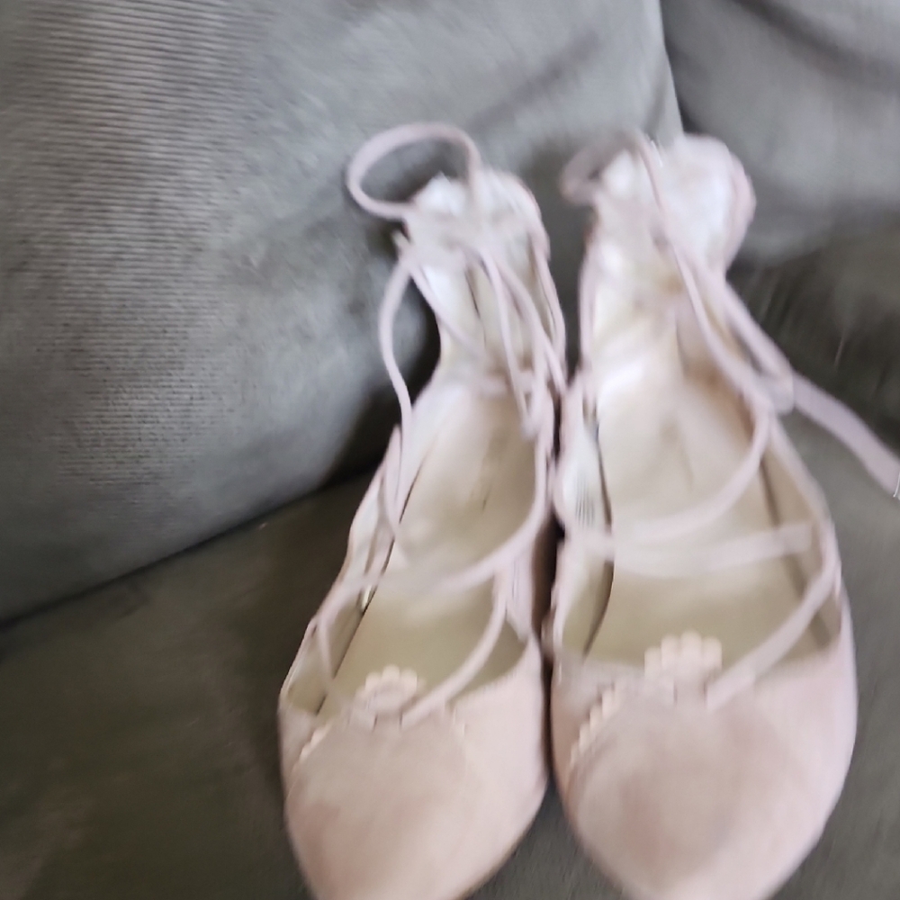 Elegant Beige Lace-Up Women's Shoes